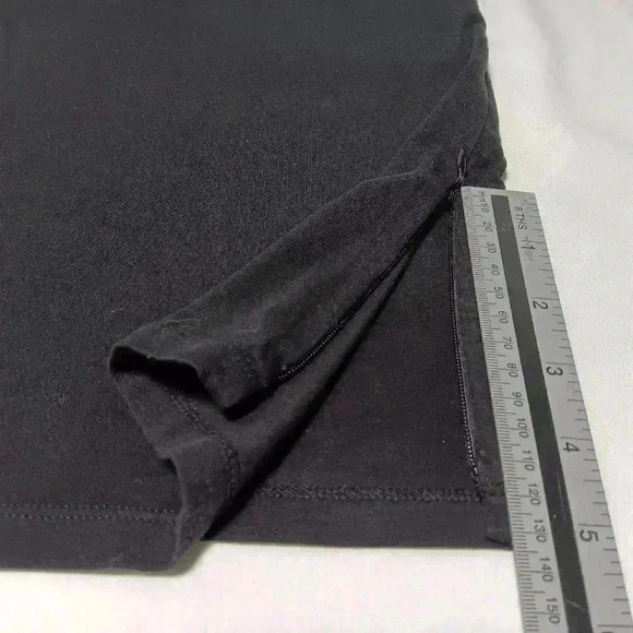 Eileen Fisher Stretch Jersey Knit Side zip box  top Long Sleeve Crew neck size s - Picture 6 of 10